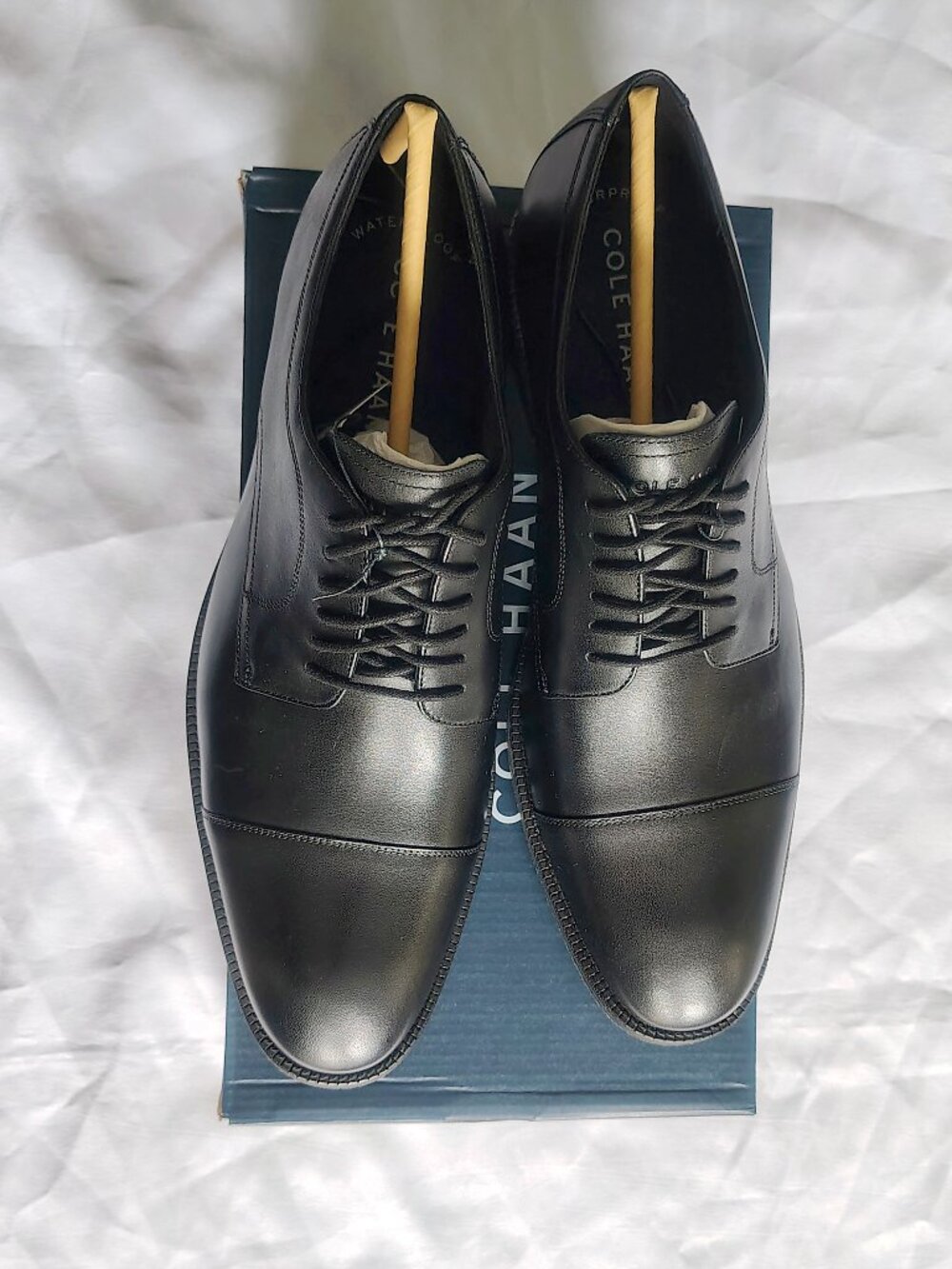 New Mens Cole Haan Size 11 M Color Black Me Cap Oxford Shoes
